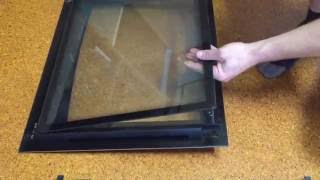 How to remove glass from Westinghouse oven