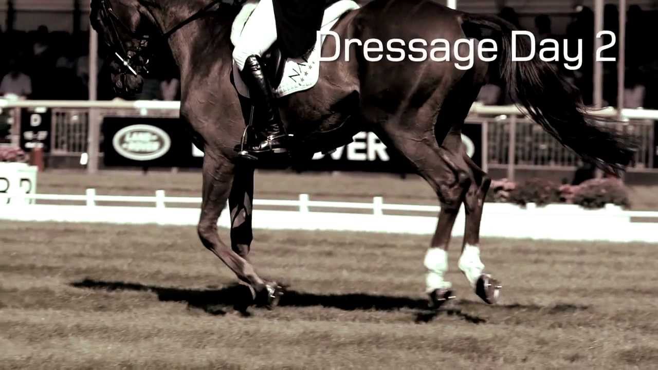 Land Rover Burghley Horse Trials 2013 - Dressage Day 2