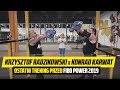 Krzysztof Radzikowski x Konrad Karwat ostatni trening przed FIBO 2019