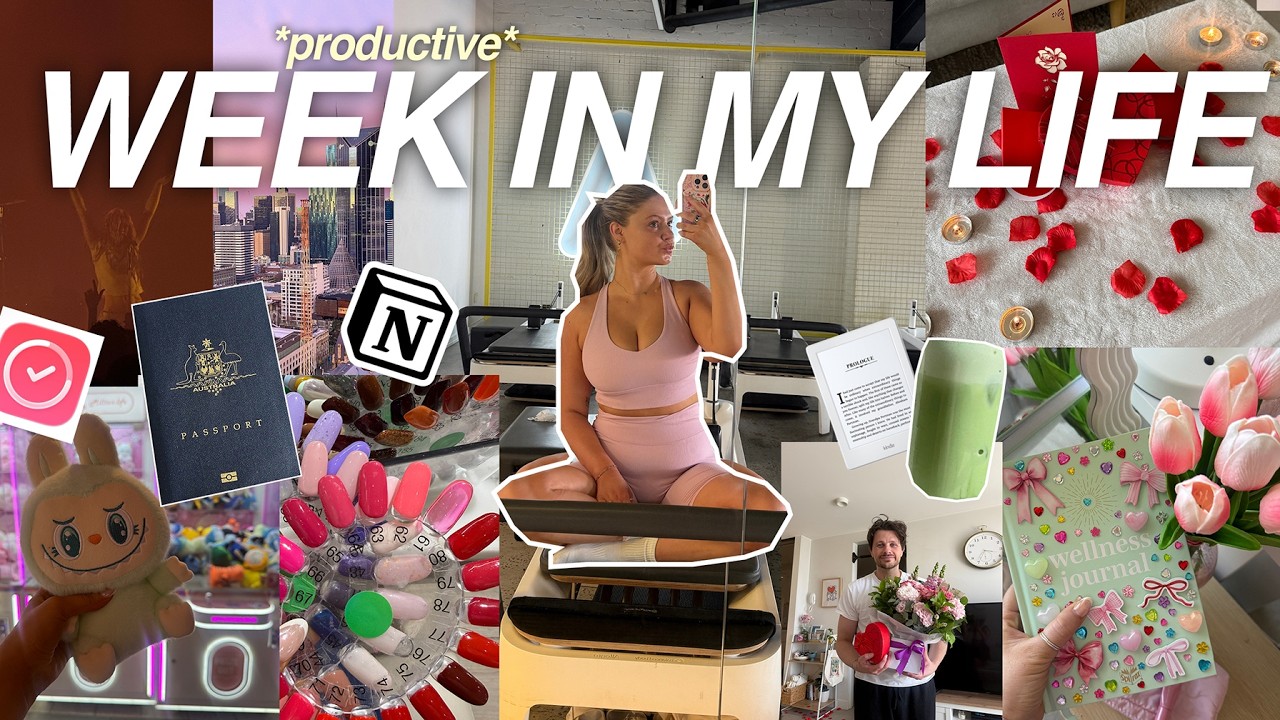 A PRODUCTIVE WEEK IN MY LIFE 💕🍵🎫 | Freelance Work, Pilates, Wet Leg Concert, Appointments, Etc! ✨