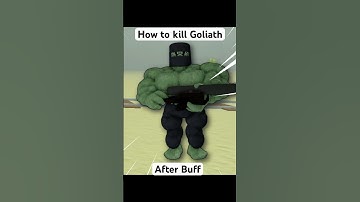 HOW TO KILL GOLIATH AFTER HIS BUFF IN ROBLOX DEAD RAILS #roblox #deadrails #robloxmemes