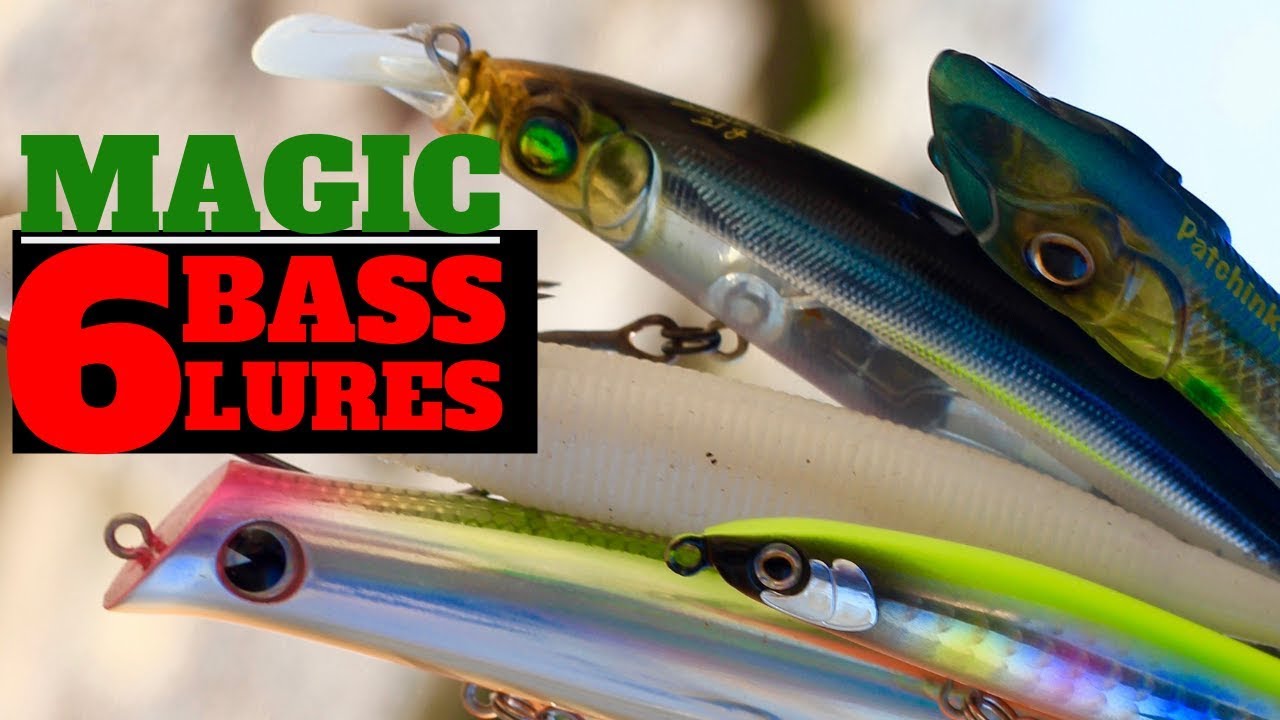 6 Must Have Bass lures for Sea Fishing 