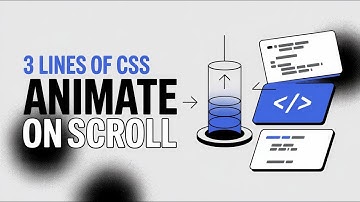 3 Lines Of CSS To Animate On Scroll With NO JavaScript