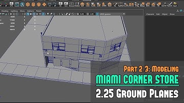 Miami Corner Store Part 2/3 - 2.25: Modeling Ground Planes - (Free Course for Maya/UE4)