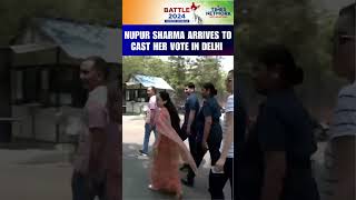 Nupur Sharma, Former Bjp Leader Casts Her Vote In Delhi: Lok Sabha Elections