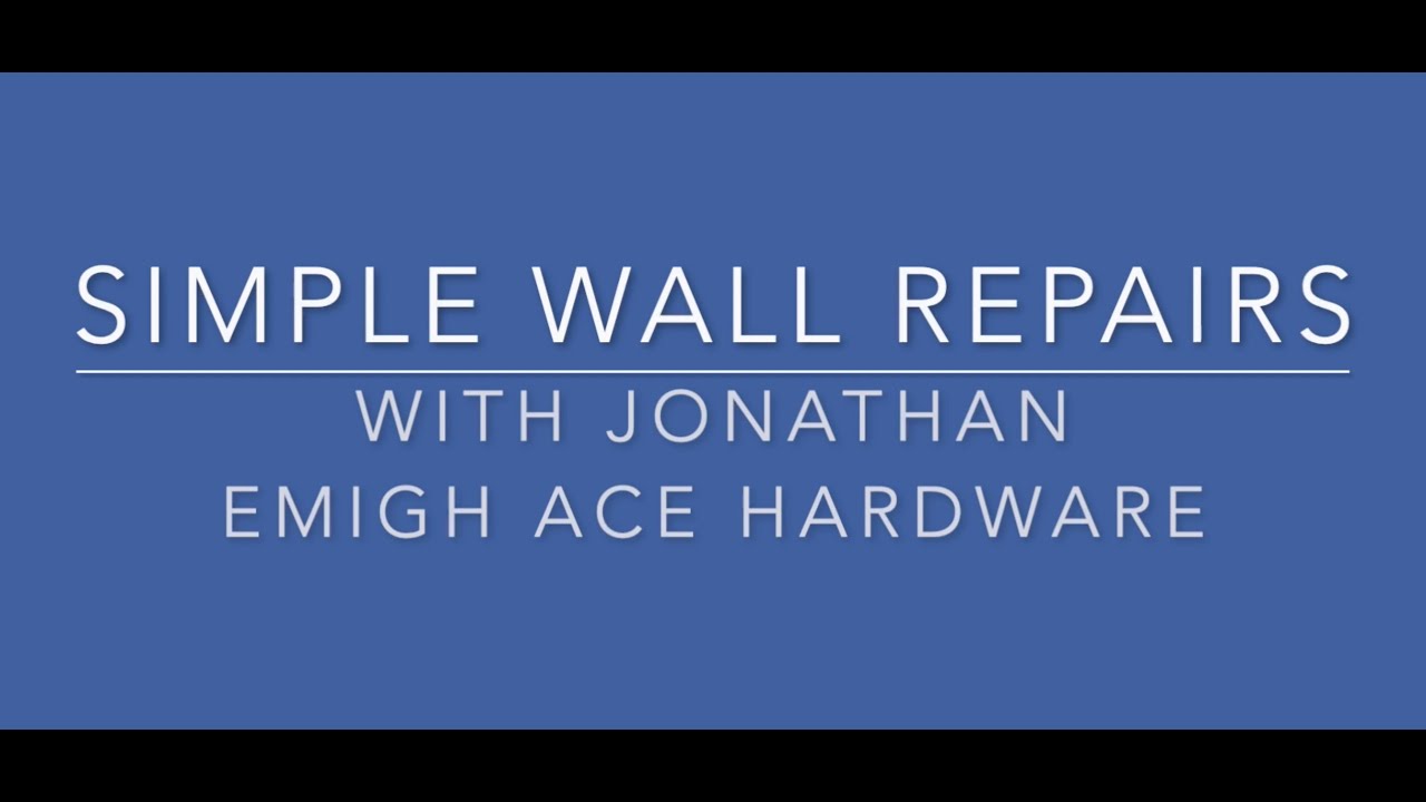 Simple Wall Repair - Drywall Prep and Patch
