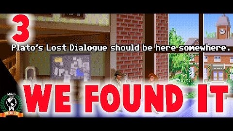 We found the lost Dialogue of Plato - Indiana Jones #3 CLASSIC MONDAY