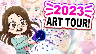 2023 ART TOUR! 🎉 Looking at art I created in 2023!