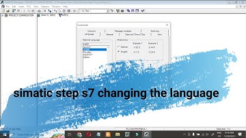 simatic manager STEP 7 change language