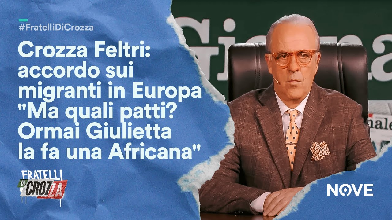 Crozza Feltri: accordo sui migranti in Europa 