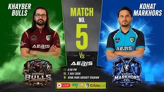 Khyber Bulls vs Kohat Markhors | Match 5 | Aeris Champions Cricket League | on myco screenshot 1