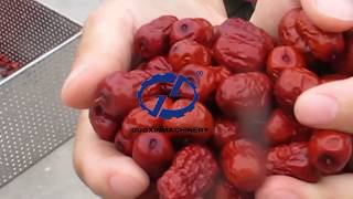 Small dates washing machine and drying producing line