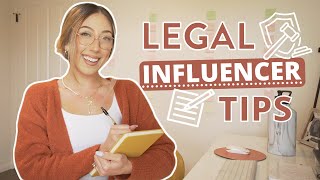 5 LEGAL TIPS FOR INFLUENCERS | Starting and growing your business as an Influencer