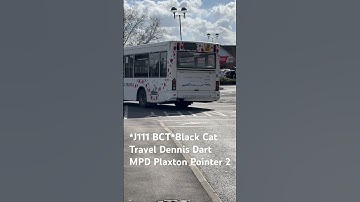 *J111 BCT*Black Cat Travel Dennis Dart MPD Plaxton Pointer 2