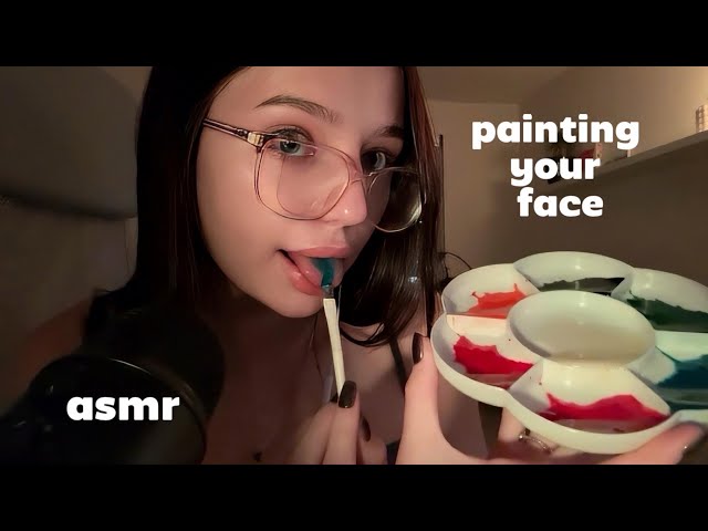 ASMR ☆ Painting Your Face & Eating It 