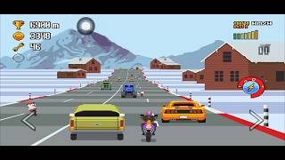 Retro Highway - Rocky Mounts High Score 12,168m screenshot 3