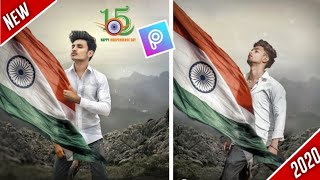 15 August 🇮🇳 Independence day special photo editing tutorial in Picsart Mobile2020 part -1