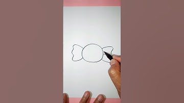 Thumbnail of Cara Menggambar Permen #shorts #drawing #menggambar