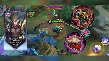 YUZHONG THIS TANK BUILD IS SO GOOD.YUZHONG TANK BUILD:-MLBB