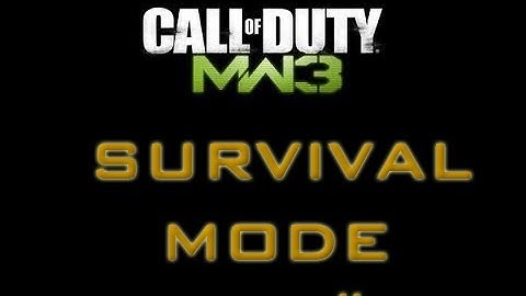 Modern Warfare 3 Survival @ Terminal w/Random Guest(No Commentary) Part 1
