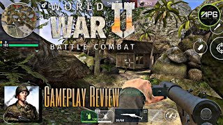 World War 2 - Battle Combat (Gameplay Review) |perang dengan grafik memukau| #worldwar2 #fps #2021 screenshot 1