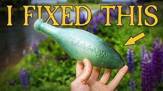 I Fixed This Antique Glass Bottle With Epoxy Resin