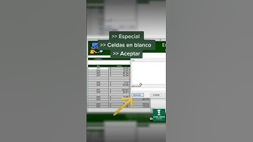 Tips Excel - Celdas en blanco #excel #aprendeexcel #universidad #celdasenblanco #shorts #parati