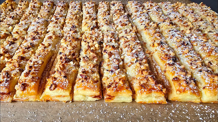 Schnelle Giotto Stangen aus Blätterteig Rezept 🤩 Haselnuss Blätterteigstangen