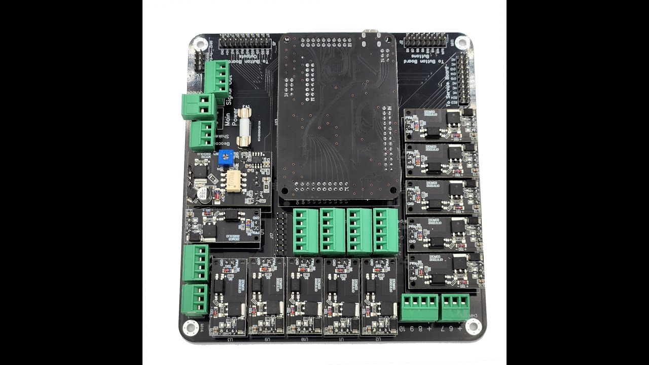 Pinball Software Virtual Pinball PinOne Main board overview from Cleveland Software ...