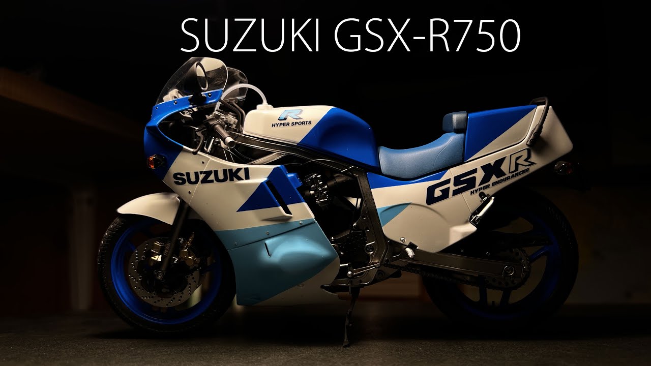SUZUKI GSX-R750(H) Hasegawa 1/12 scale plastic model [Full