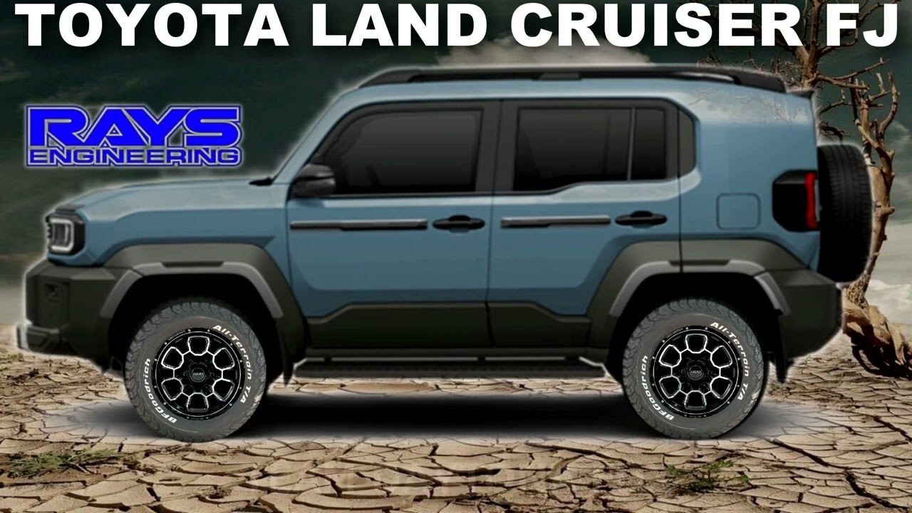 Land Cruiser FJ] Off-road tires installed! RAYS edition - YouTube