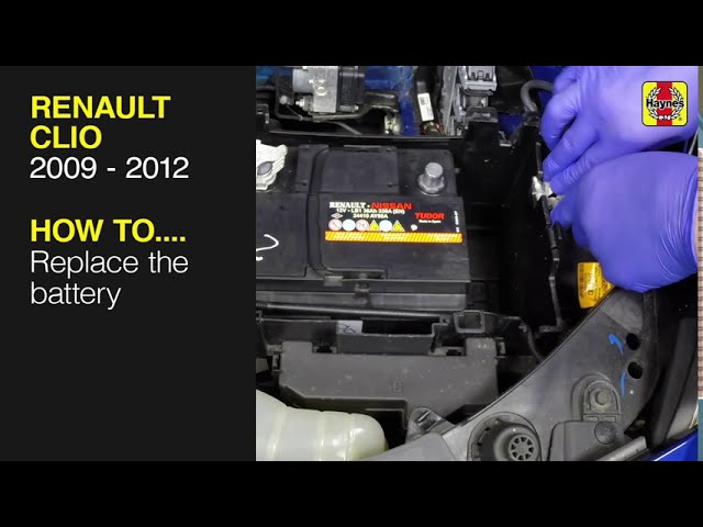 Renault Clio (2009 - 2012) - Replace the battery 
