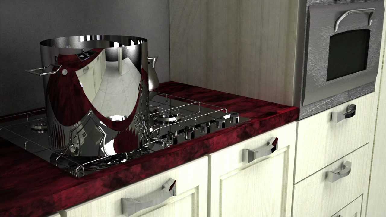 Progetto cucina 3d youtube Progettare cucina in 3d