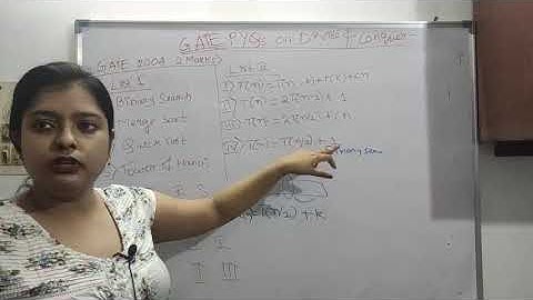 GATE PYQs on Divide and Conquer.