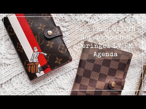 AUTHENTIC LV LOUIS VUITTON Agenda / Planner / Organizer / Passport