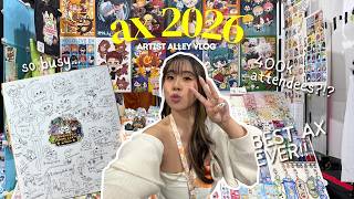 AN INSANE WEEKEND... $$$ | Artist Alley Vlog | AX 2026
