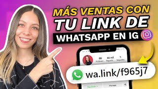 COMO PONER EL LINK DE WHATSAPP EN INSTAGRAM 2024