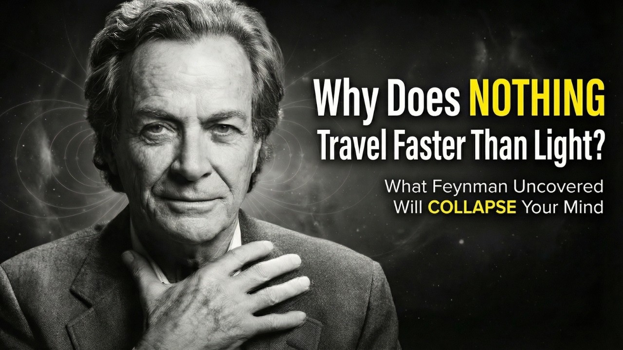 Why Does NOTHING Travel Faster Than Light? What Feynman Uncovered Will COLLAPSE Your Mind