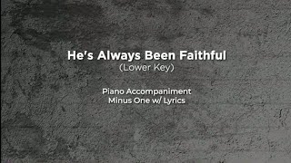 He's Always Been Faithful (Great is Thy Faithfulness) - Minus One
