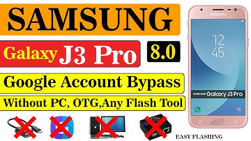SAMSUNG J3 Pro Google Account Bypass (8.0) | Without PC