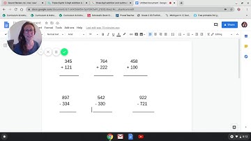 3 Digit Addition & Subtraction without Regrouping