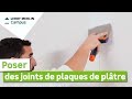 Comment poser des joints de plaques de plâtre ? Leroy Merlin