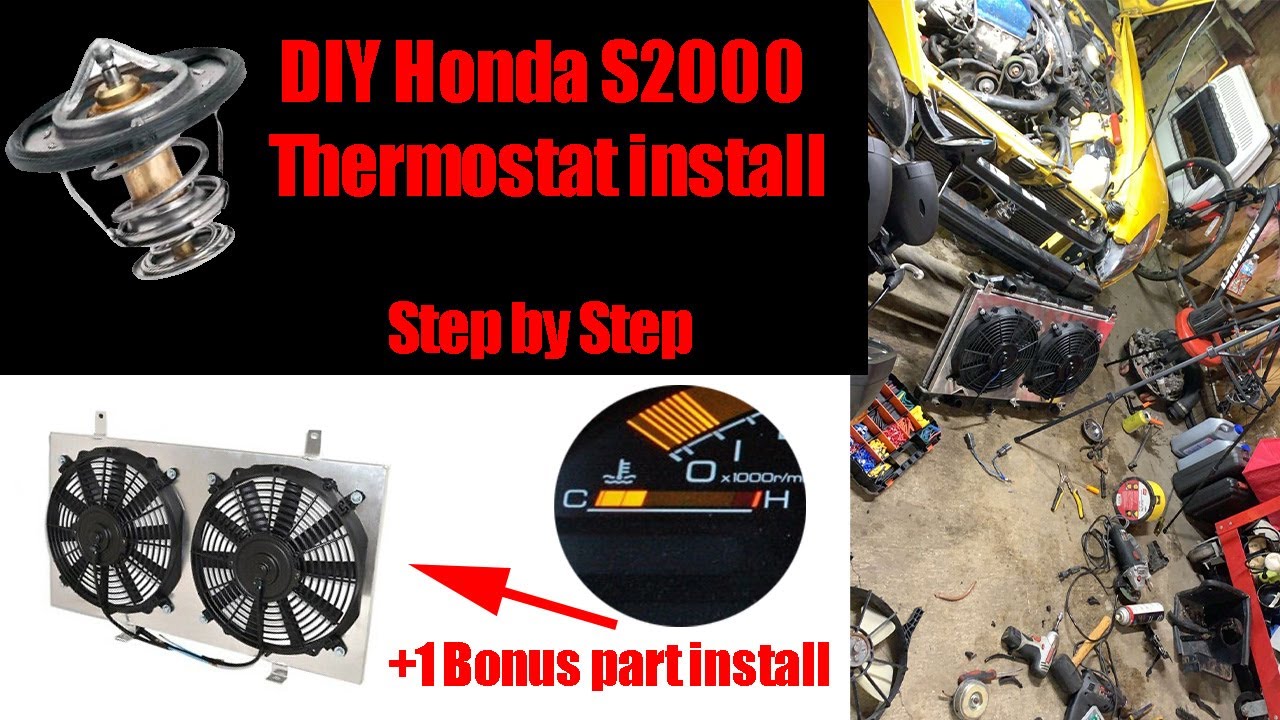 Honda S2000 Thermostat (DIY EASY) - YouTube