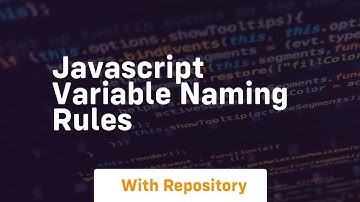 Javascript variable naming rules