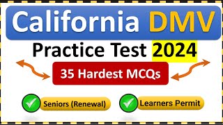 FREE DMV Practice Test for California Permit 2024