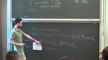 Lecture 1 | A short course on finite free probability | Adam Marcus | Лекториум