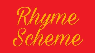 How to Find out the Rhyme Scheme of a Poem