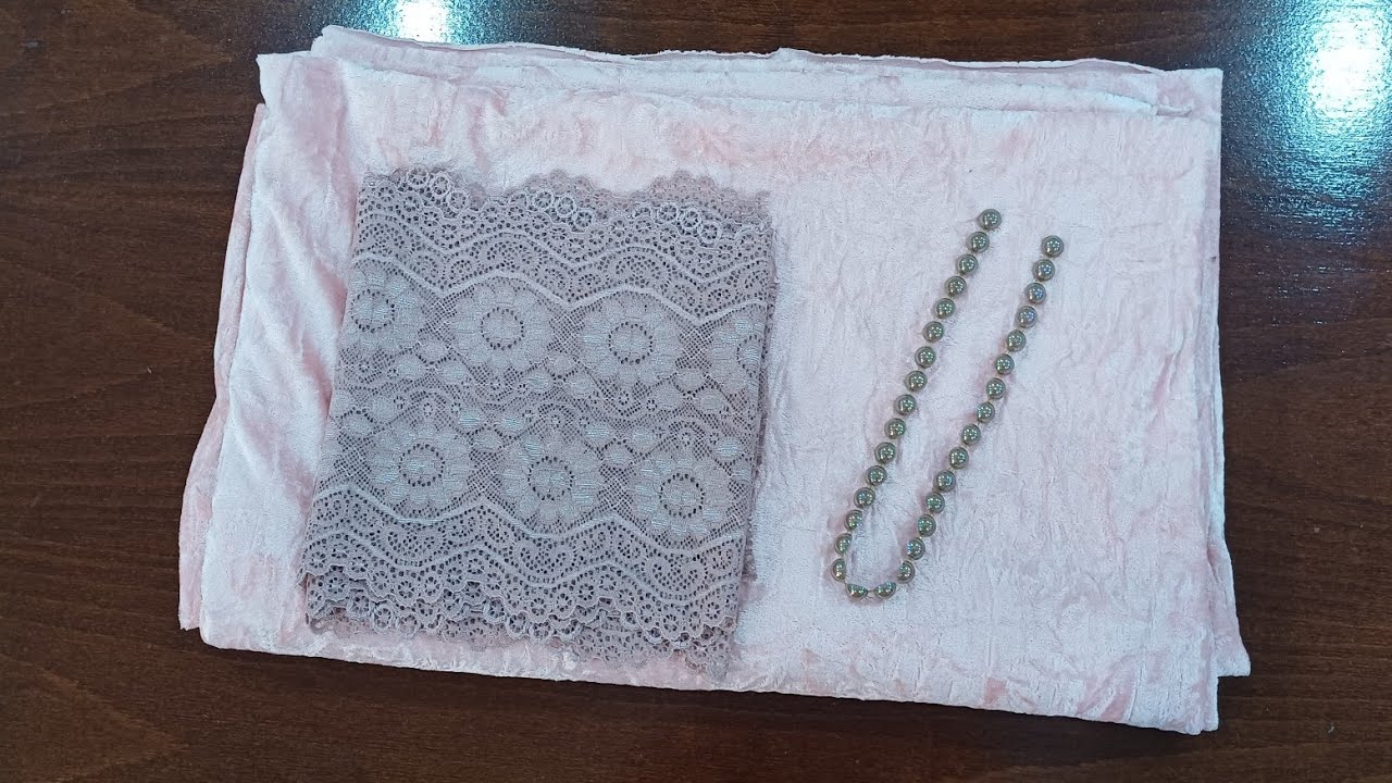 تفصيل و خياطة قندورة قطيفة بدونتال موديل جديد مع جميع الخطوات بطريقة سهلة و شرح كامل للمبتدئين