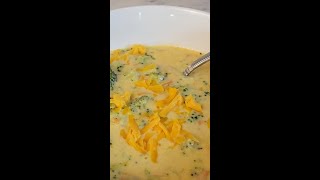 Broccoli Cheddar Soup Recipe shorts