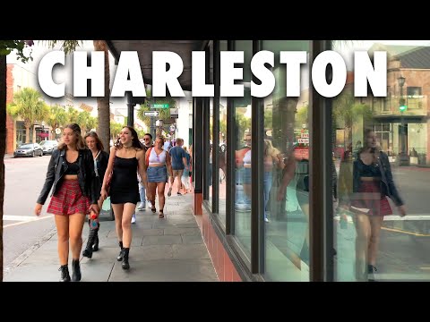 Walking Tour Of Downtown Charleston South Carolina S Famous King Street 4K